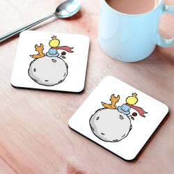 Küçük Prens Tasarım Bardak Altlığı online tasarla