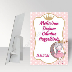 Küçük Prenseslere Özel Ayaklı Pano online tasarla