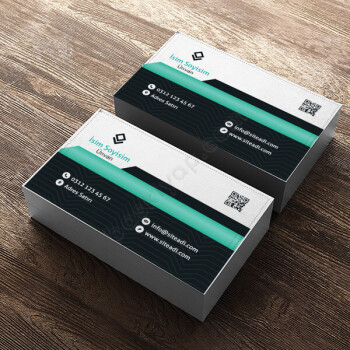 Kurumsal Modern Tek Yön Kartvizit online tasarla