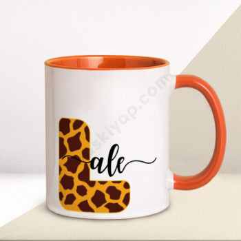 L Harfi Kupa Bardak online tasarla