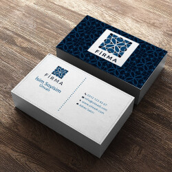 Lacivert Beyaz Logolu online tasarla