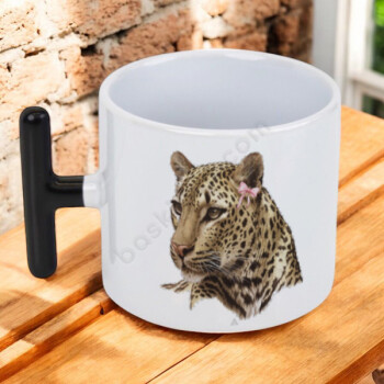 Leoparlı Fincan online tasarla