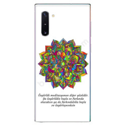 Mandala Tasarım Baskılı Samsung Note 10 Telefon Kılıfı online tasarla