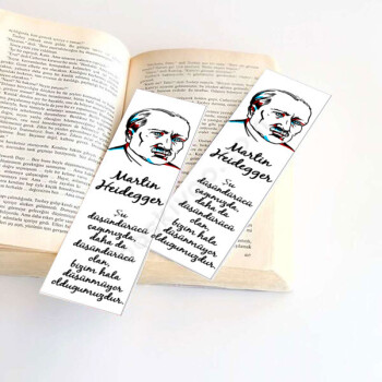 Martin Heidegger Kitap Ayracı online tasarla