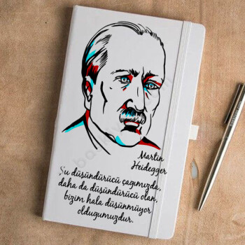 Martin Heidegger Tasarımlı Ajanda online tasarla