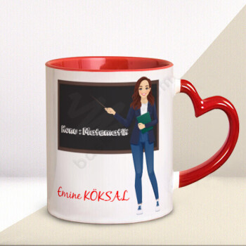 Matematik Öğretmenine Özel Hediye Kupa online tasarla