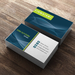 Mavi Yeşil Renkli Mühendis online tasarla