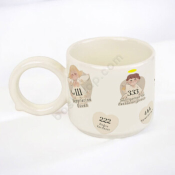 Melek Sayıları Baskılı Şans Kupası online tasarla