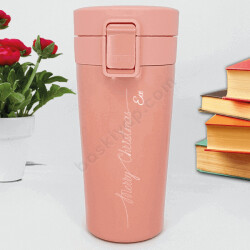 Merry Christmas Tasarımlı Çelik Termos online tasarla