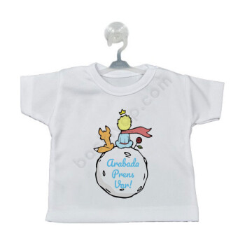 Arabada Prens Var Tasarımlı Mini Tişört Araba Süsü online tasarla