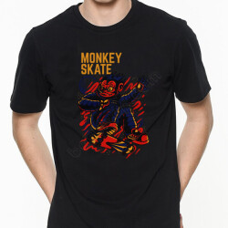 Monkey State Tişört online tasarla