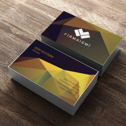 Mor Sarı Geometrik online tasarla