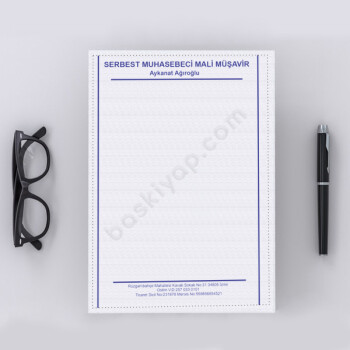 Muhasebeci-Mali Müşavir Antetli Kağıt online tasarla