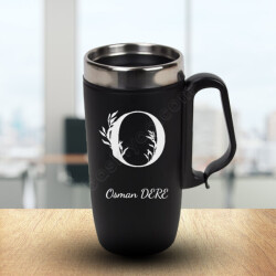 O Harf Baskılı Termos Bardak online tasarla