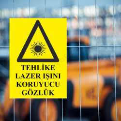 Lazer Işını Gözlük Levhası online tasarla