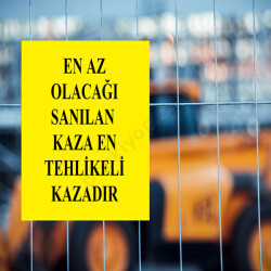 En Tehlikeli Kaza Levhası online tasarla