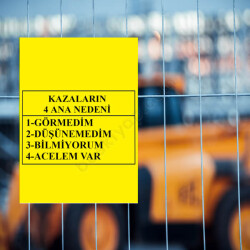 Kazaların 4 Ana Nedeni online tasarla