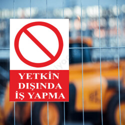 Yetkin Dışında İş Yapma online tasarla