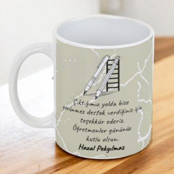 Öğretmene Hediye Kupa Bardak online tasarla