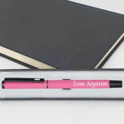 Öğretmene Özel Hediye Pembe Kalem online tasarla