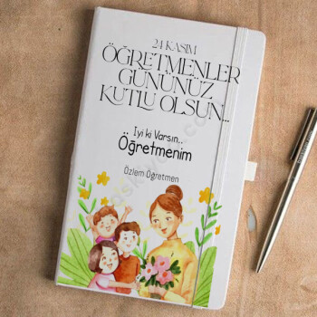 Öğretmenler Günü Tasarımlı Ajanda online tasarla