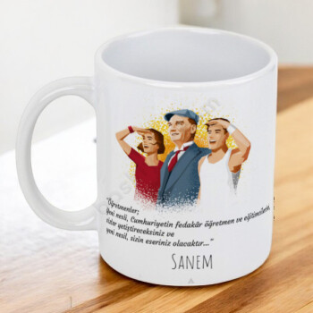 Öğretmenler Gününe Özel  Hediye Kupa online tasarla