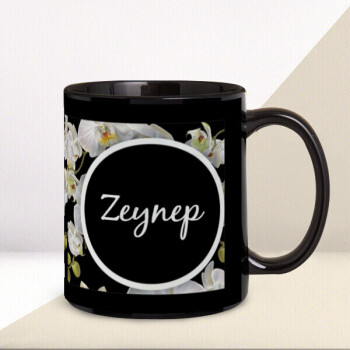 Orkide Desenli Bardak online tasarla