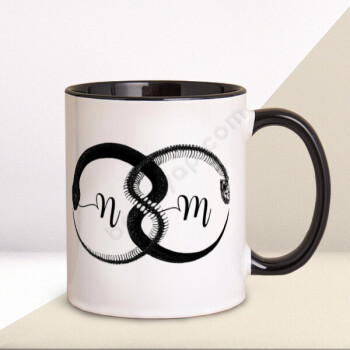 Ouroboros Tasarımlı Sevgili Kupası online tasarla