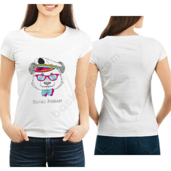 Panda Desenli Tişört online tasarla