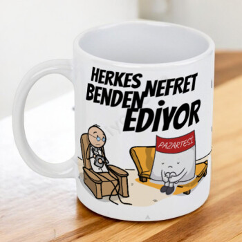 Pazartesi Sendromu Esprili Kupa Bardak online tasarla