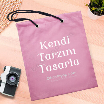 Pembe Bez Çanta Tasarla online tasarla