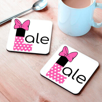 Pembe L Harfli Bradak Altlığı online tasarla