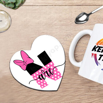 Pembe T Harfli Kalpli Bradak Altlığı online tasarla