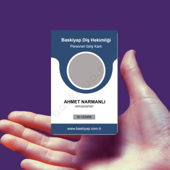 Personel Dik Yaka Kartı online tasarla