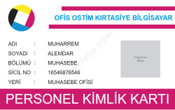 Personel Kimlik Kartı online tasarla
