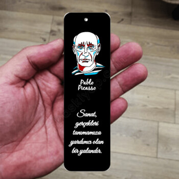 Picasso Tasarımlı Metal Kitap Ayracı online tasarla
