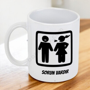 Problem Yok Tasarım Baskılı Kupa online tasarla