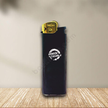 Promosyon Firma Logolu Siyah Çakmak online tasarla