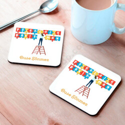 Psikolojik Danışman Tasarım Bardak Altlığı online tasarla