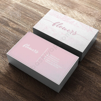 Pudra Renkli Peyzaj Kartviziti online tasarla