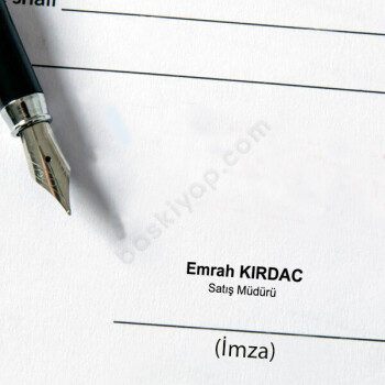 Rigoni 50610M İsim Soyisim Unvan Kalem Kaşe online tasarla