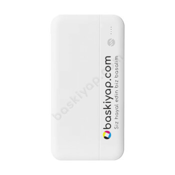 S-Link Ip-G10N 10000 Mah Kablolu Beyaz Kişiye Özel Baskılı P online tasarla