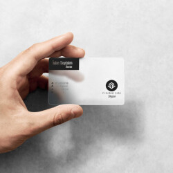 Sade Kurumsal Kartvizit online tasarla