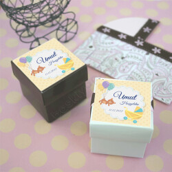 Sarı Renkli Tasarım Etiket online tasarla