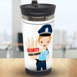 Security Baskılı Termos 300Ml online tasarla