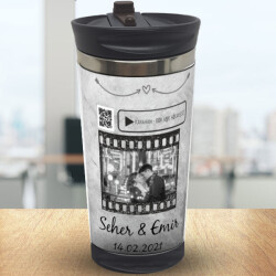 Sevgililer Günü Film Şeridi Tasarım Ternos 300Ml online tasarla