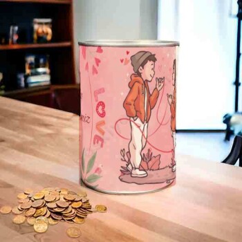 Sevgililer İçin Çok Kullanımlık Kumbara online tasarla