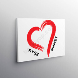 Sevgiliye Kanvas Tablo online tasarla