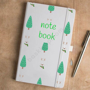 Sevimli Geyik Tasarım Beyaz Ajanda online tasarla