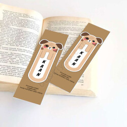 Sevimli Karakterli  2 Kitap Ayracı online tasarla